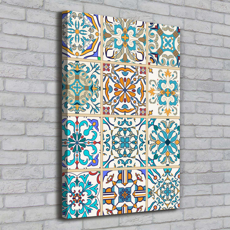 Ceramic Tiles - Wrapped Canvas Print