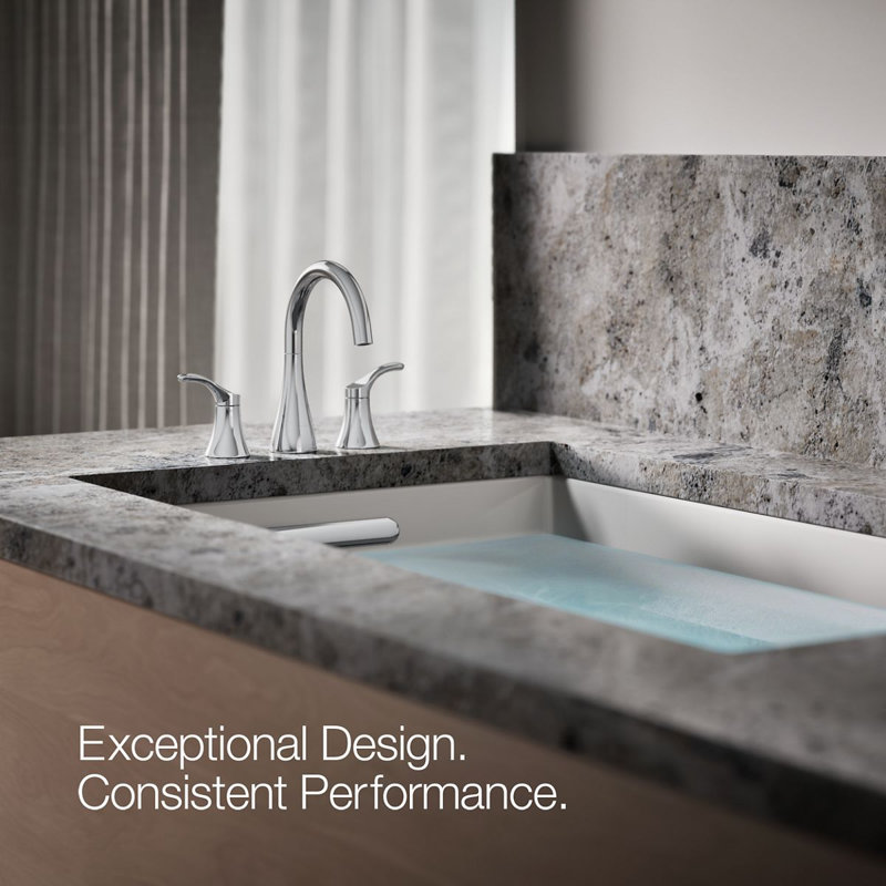 Simplice Bath Trim 2 Deck Mounted Roman Tub Faucet, Polished Chrome