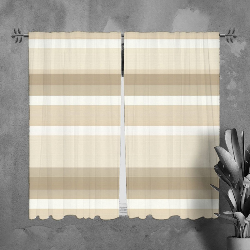 Paire de rideaux obscurcissant en polyester Wollis, L 20 po x L 61 po