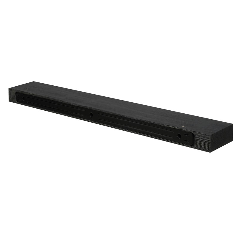 Tablette flottante Dogberry, 72", Noir