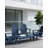 5-piece Hdpe Adirondack Patio Furniture Set - 4 Stackable Chairs & 1 Large Side Table, All-weather, Uv Resistant-77821523