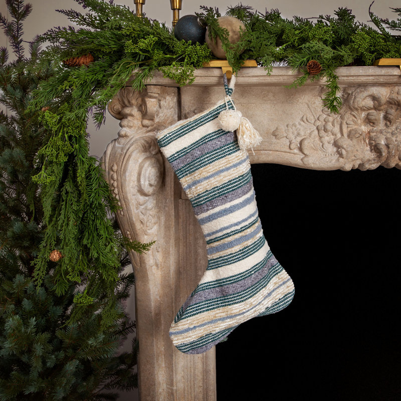 Merry and Bright Polyester Stocking