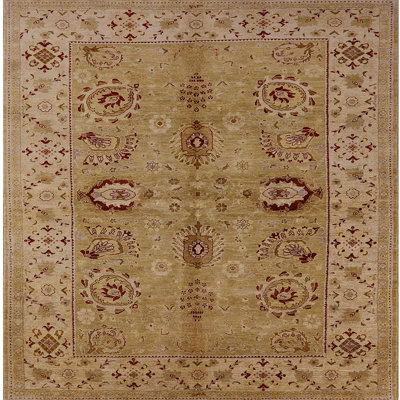 Tapis brun clair / beige Gomidas