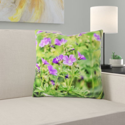 Microsuede Throw Pillow