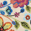Doyle Hand-Hooked Beige/Blue/Pink Area Rug-22984314