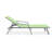 Outdoor Aluminum Chaise Lounge Armchair with Fire Pit Side Table-88151447