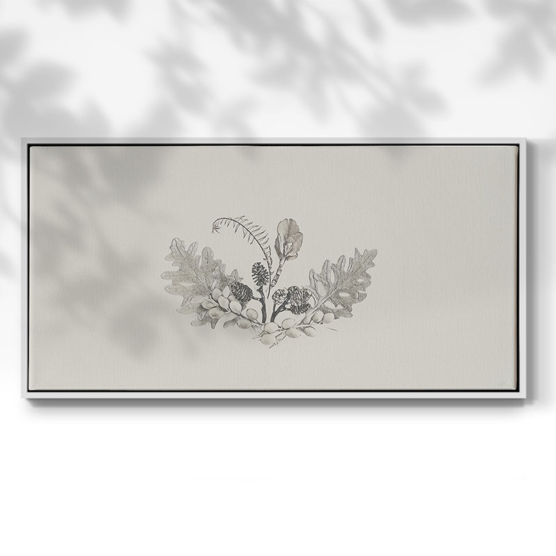 Série abstraite - CMVII - Toile tendue avec châssis encadré - Prêt à être accroché