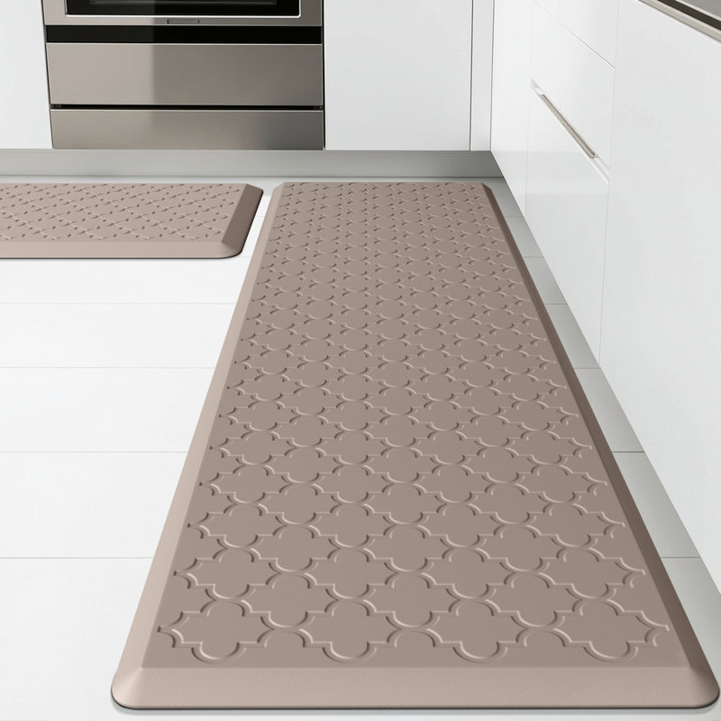 Anti-fatigue Mat, Beige, Runner 17.3" x 30" + 17.3" x 59"