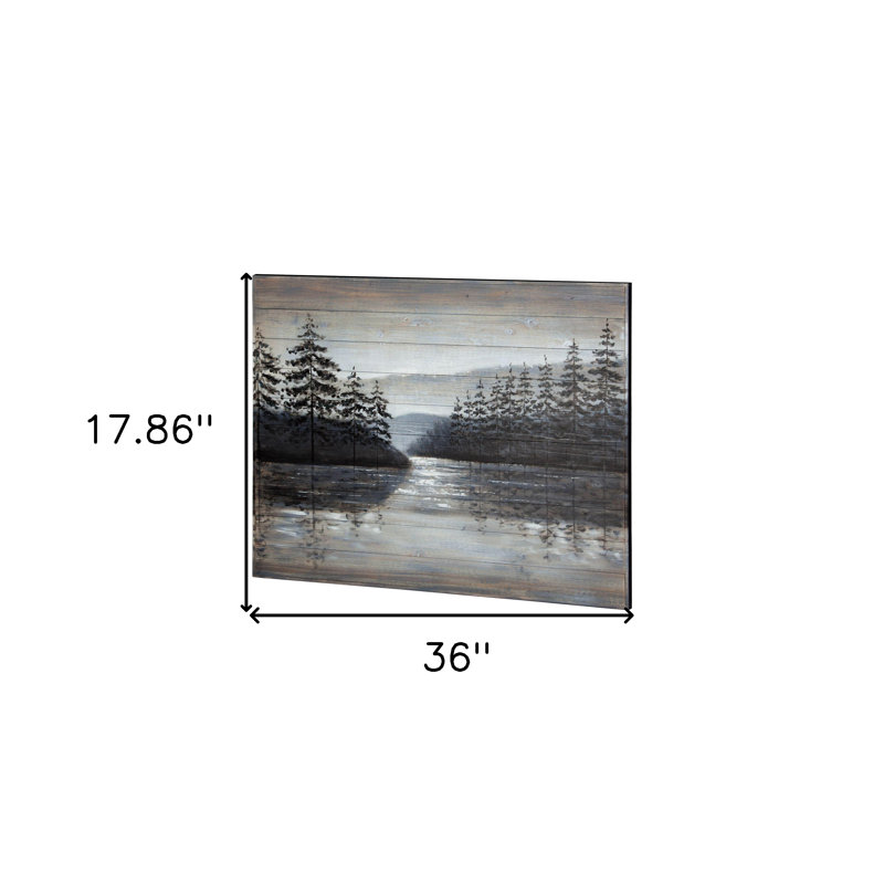 «Sunset Narrows», art mural non encadré