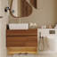 Petit meuble-lavabo flottant simple avec lavabo