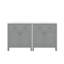 Ensemble de meuble-lavabo simple 60 po avec lavabo double 60 po-1293555846
