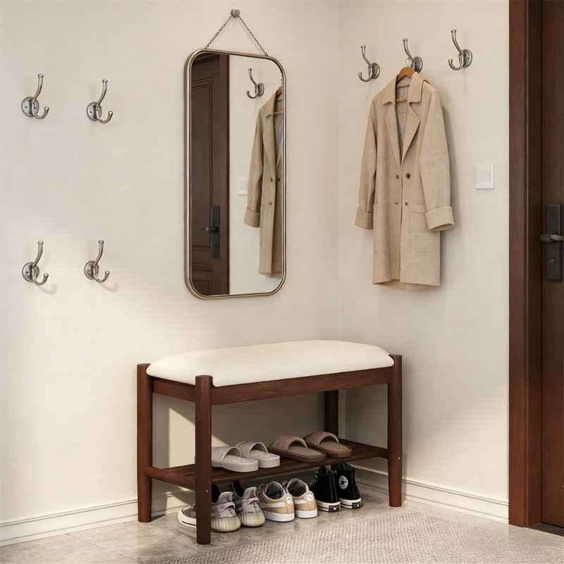 Range-chaussures en bois de qualité supérieure pour la maison, 39,4 po H x 15,7 po L x 11,8 po P