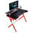 Runulf Desk with Hutch - Office Computer Desk with Bookshelf Storage-1690407732
