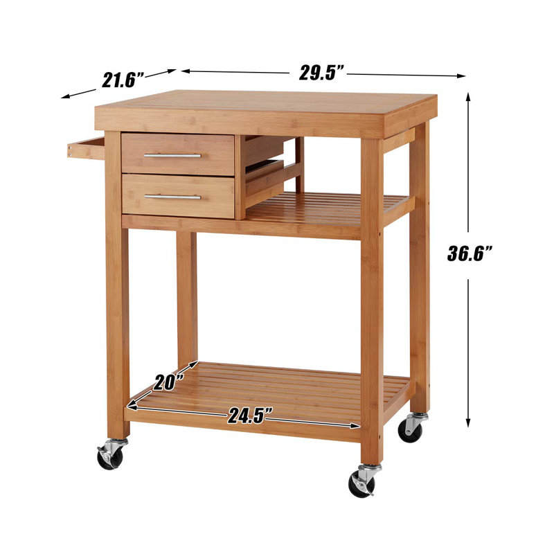 Romy 29.5 " W Kitchen Island