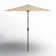 Delaplaine 9' Solid Octagon Market Umbrella with Push-Button Tilt