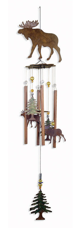 Carillon Ezarra Moose Wilderness Wonders, H 36 po x l 6 po x P 6 po