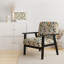 Artistic Whimsy Polka Dots Pattern - Upholstered Modern Accent Chair And Arm Chair_D-647751773-700776156