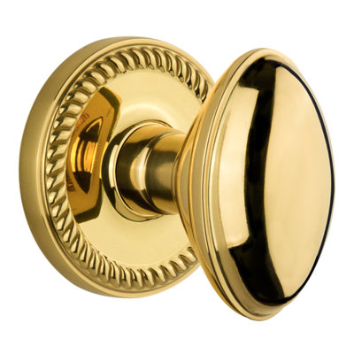Grandeur Newport Rosette Passage with Eden Prairie Door Knob