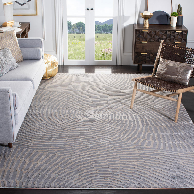 Wendi Performance Abstract Rug, Rectangle 10'6" x 14'