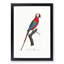 Scarlet Macaw Parrot by F. Levaillant - Picture Frame Painting Print-55614091-55614093