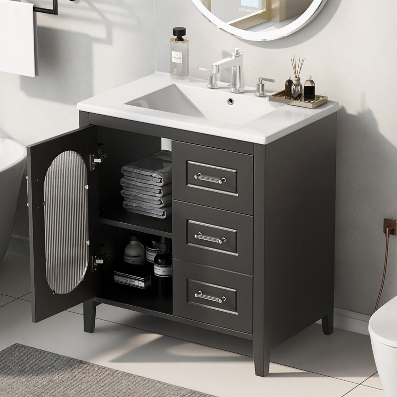 Multi-Functional Bathroom Cabinet With Storage Space