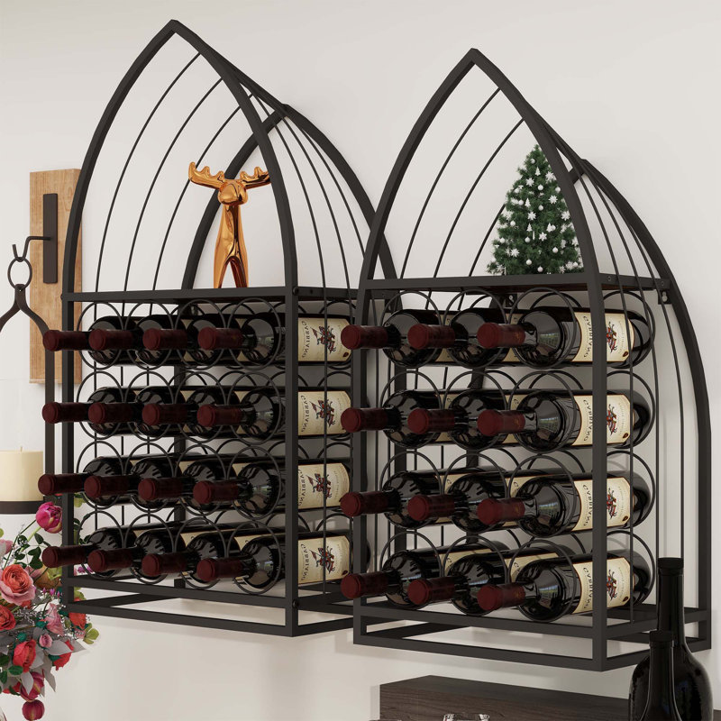 Armoire à vin en forme de voilier, présentoir 2 pièces, armoire à vin autoportante avec rangement pour bouteilles, bar à spiritueux et à vin, cuisine, salle à manger