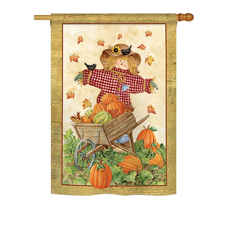Double Sided Polyester House Flag, 18.5" H x 13" W