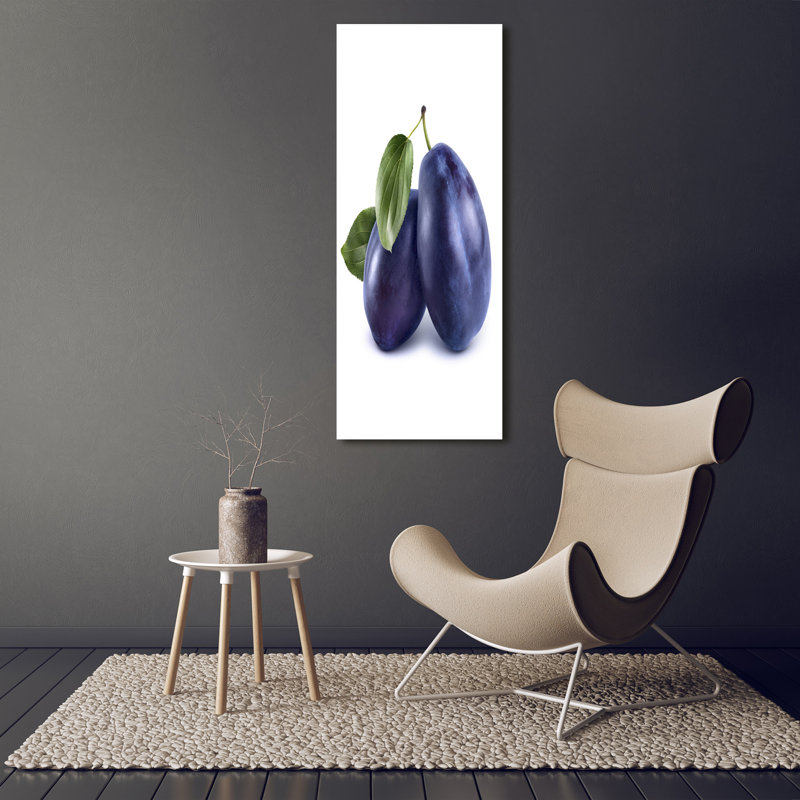 Plums - Wrapped Canvas Print
