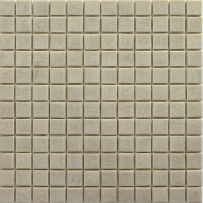 Sand 7/8" x 7/8" Cubes Glass Mosaic