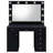Black High Gloss 7-Drawer Vanity Set