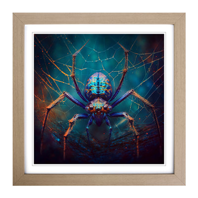 Spider Impressionism - Framed Print