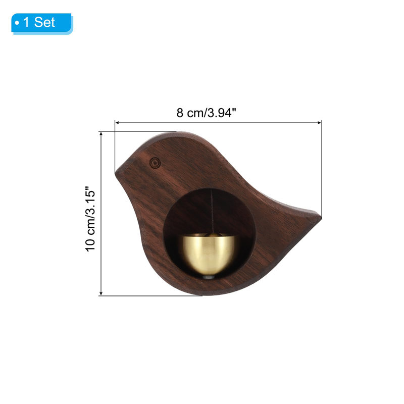 Cloche de magasinier en bois Bird Design