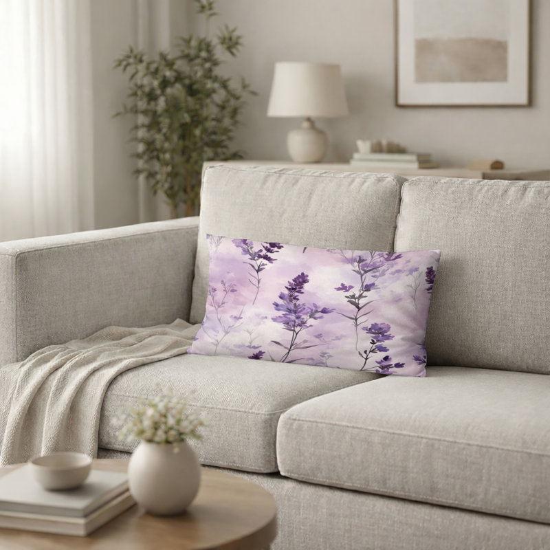 Coussin Floral, H 12 po x l 20 po