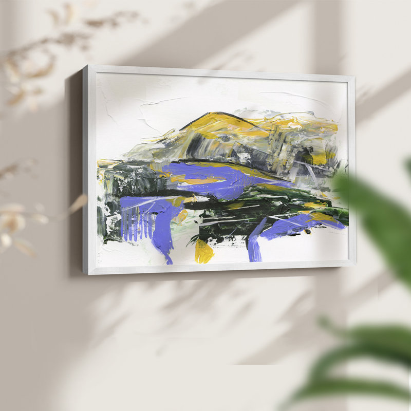 Silent Mountain V -Framed Print - Restickable
