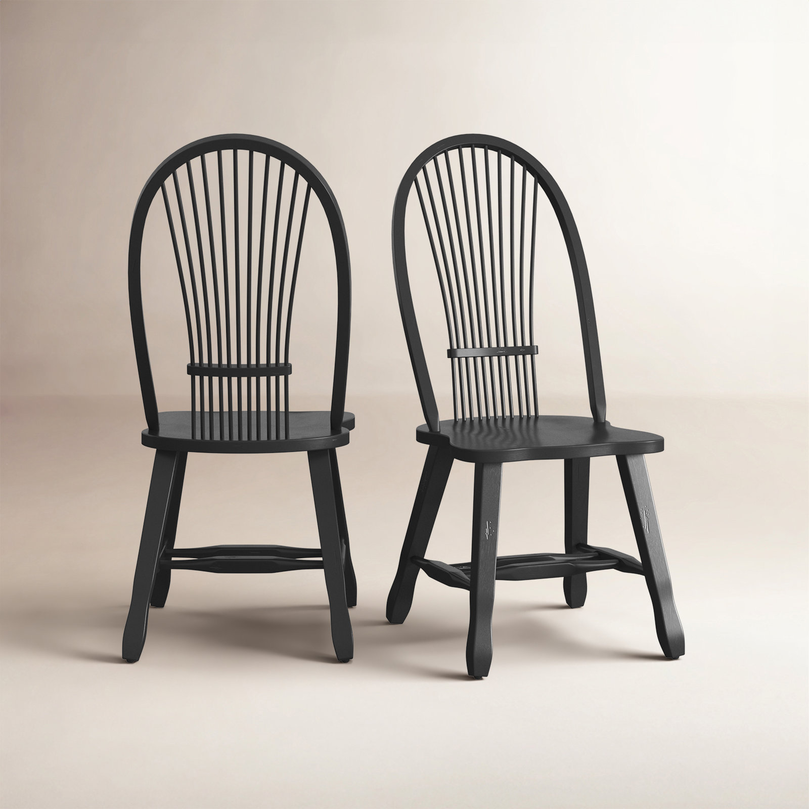 Makira Oak Dining Chair, Black