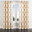 Rideaux Starburst - rideau à œillets orange Bahman - 1 panneau-978362387-978362389