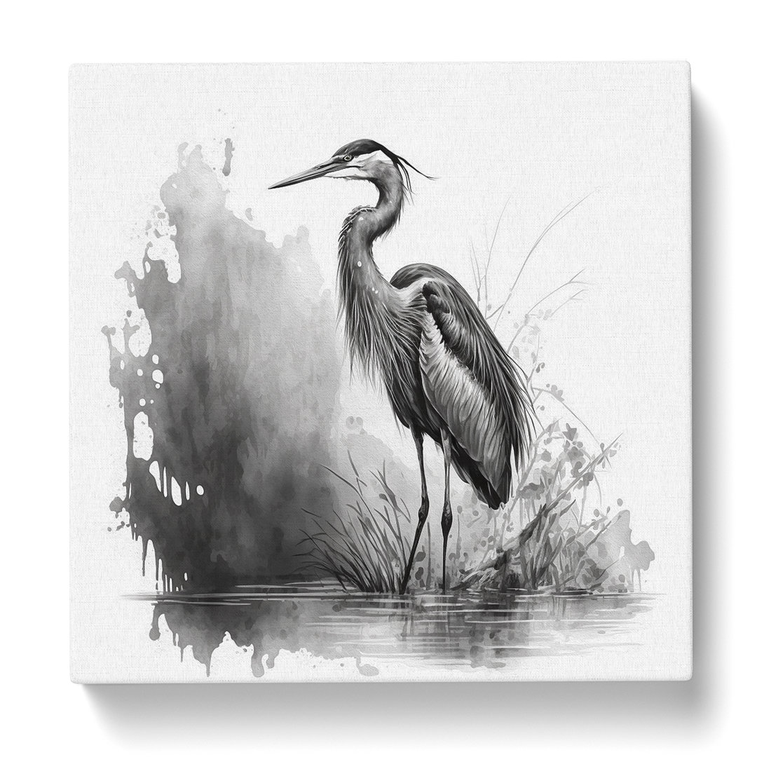 Heron Ink Wash No.1