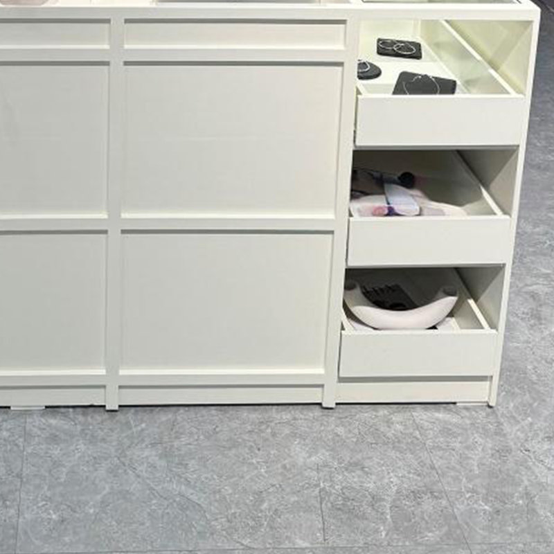 Armoire pour îlot central de luxe haut de gamme, H 39,37 po x l 59,05 po x P 23,62 po