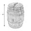Calumet Rustic Barrel Side Table