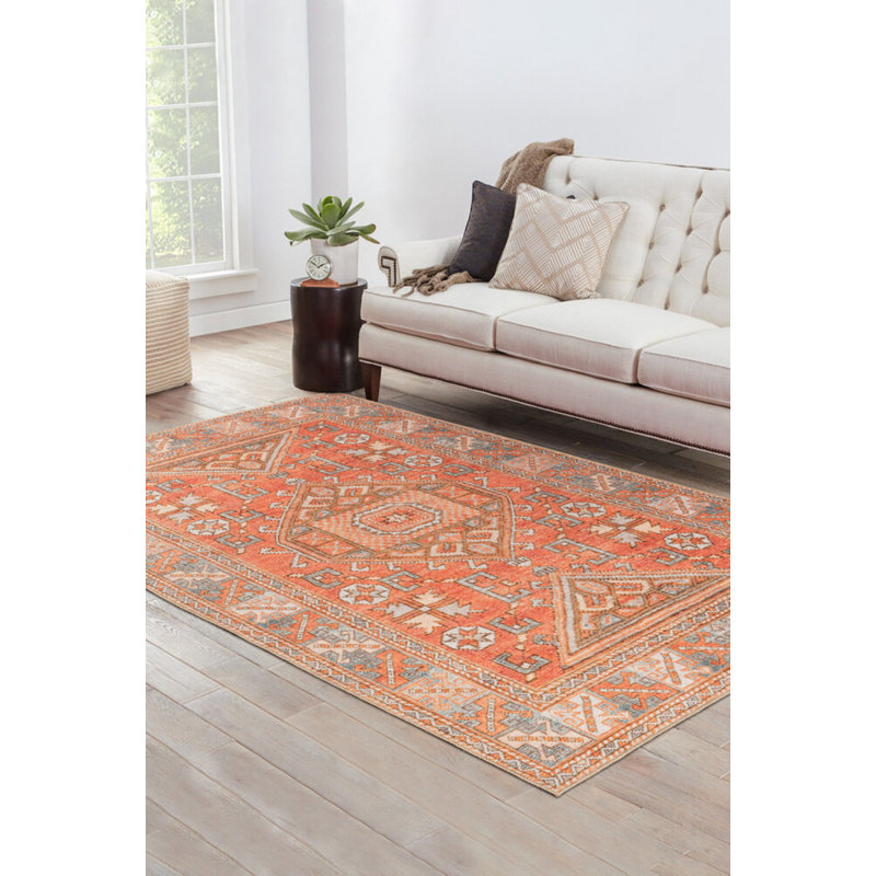 Tapis rouge Ottilie, Rectangle 3 pi 10 po x 5 pi 3 po