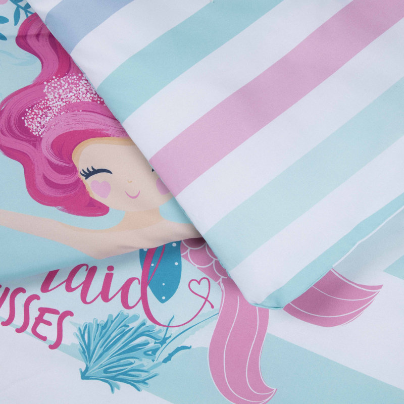 Ensemble de lit dans un sac Heritage and Mermaid And Make Waves, Édredon double et 6 pièces supplémentaires
