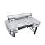 Bureau d'ordinateur Safea fini blanc antique et noir (sans la chaise de bureau)