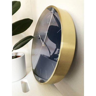 Essential Gold 13.4-Inch Wall Clock