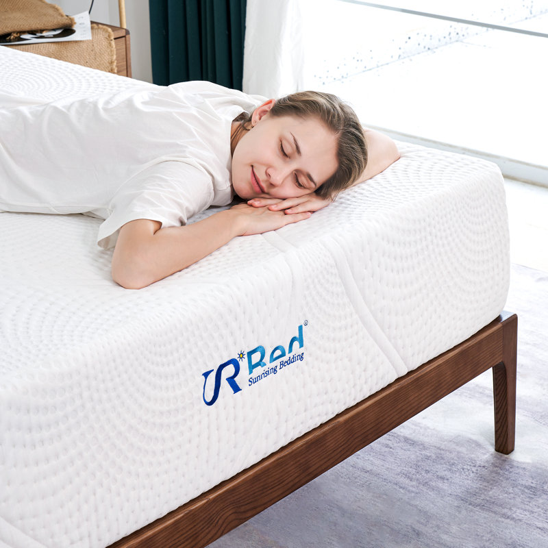 Matelas ferme en mousse viscoélastique 10 "Eco-Firendly, Grand lit