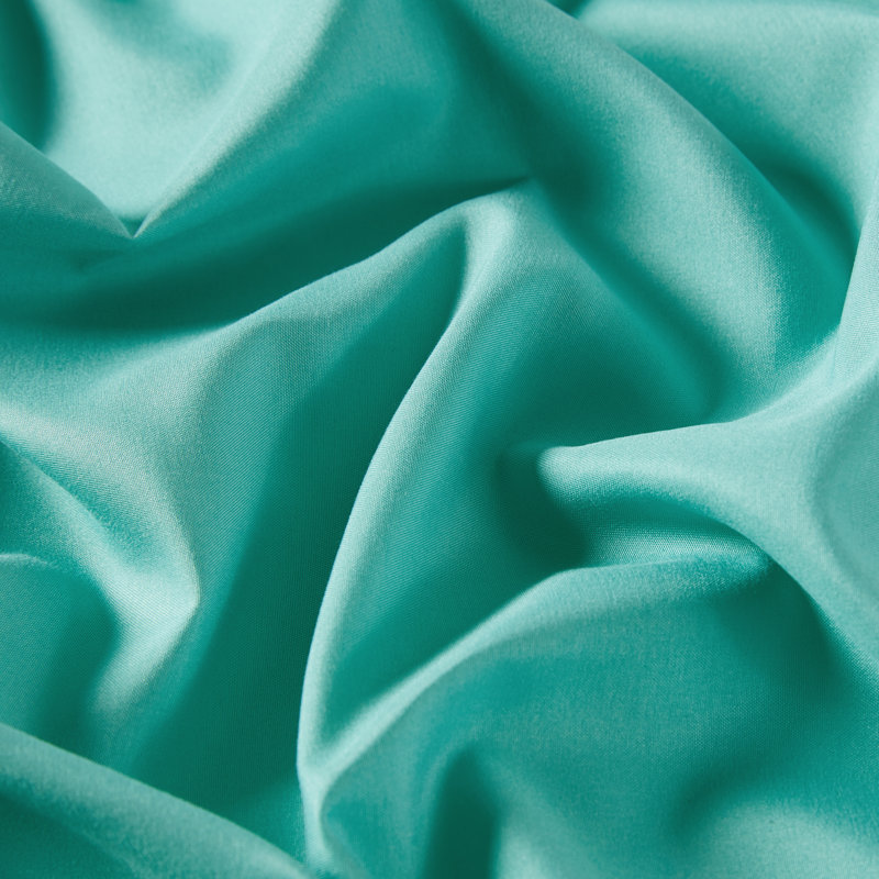 Microfiber Percale Sheet Set, Turquoise, Full Sheet Set + Fitted Sheet + 2 Pillowcases