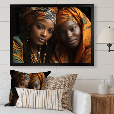 World Cultures Sœurs II sur toile