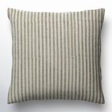 Striped Linen Throw Pillow