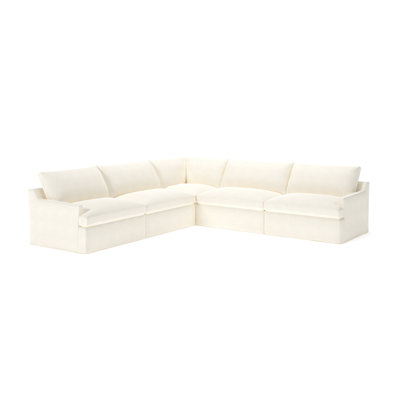 Wrenley 5-Piece Slipcovered Modular Sectional