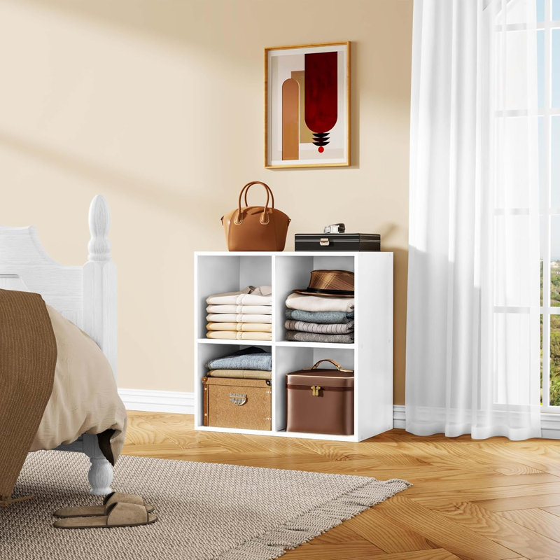 Cassietta Cube Bookcase, White