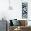  «Newport Harbor 1» par Coco Good, art mural en verre acrylique, 12 po x 36 po